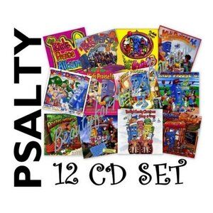 Psalty the Singing Songbook Kids Praise! Childrens Worship Songs CD Set of 12